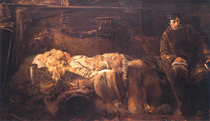 Jacek Malczewski Death of Ellenai. china oil painting image